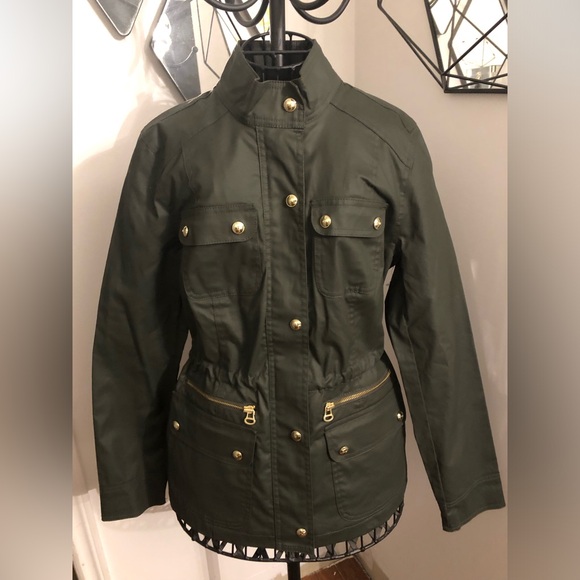 Medium size green Tommy Hilfiger jacket with cinchable waist - Picture 2 of 9